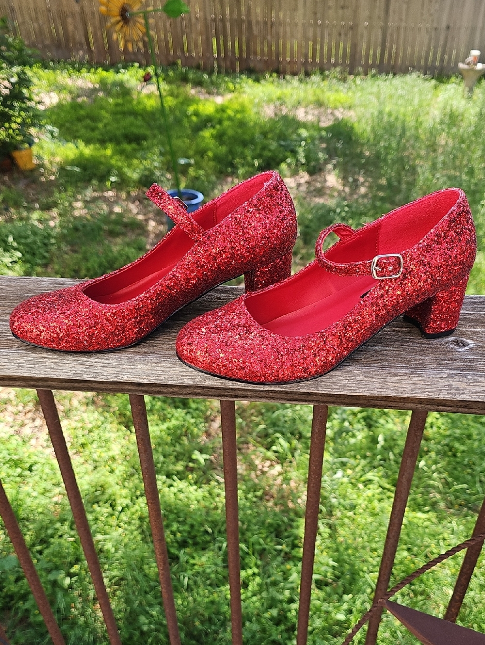 Funtasma Red Glitter Shoes